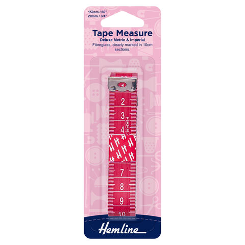 Hemline Tape Measure - Deluxe Metric & Imperial