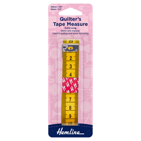 Hemline Quilter's Tape Measure Extra Long