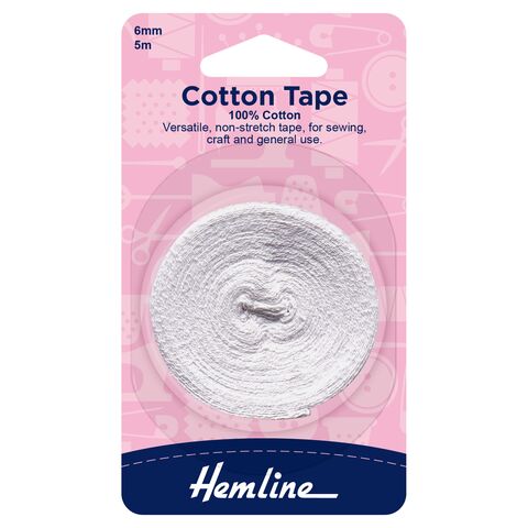 Hemline | White Cotton Tape