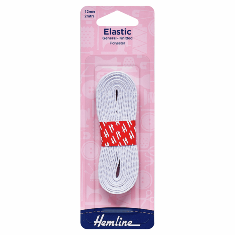 Hemline | General Knitted Elastic 12mm