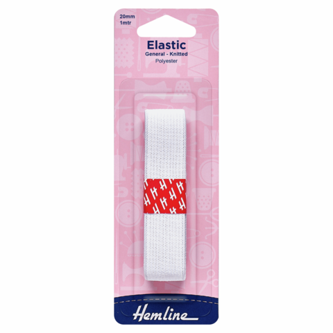 Hemline | General Knitted Elastic 20mm