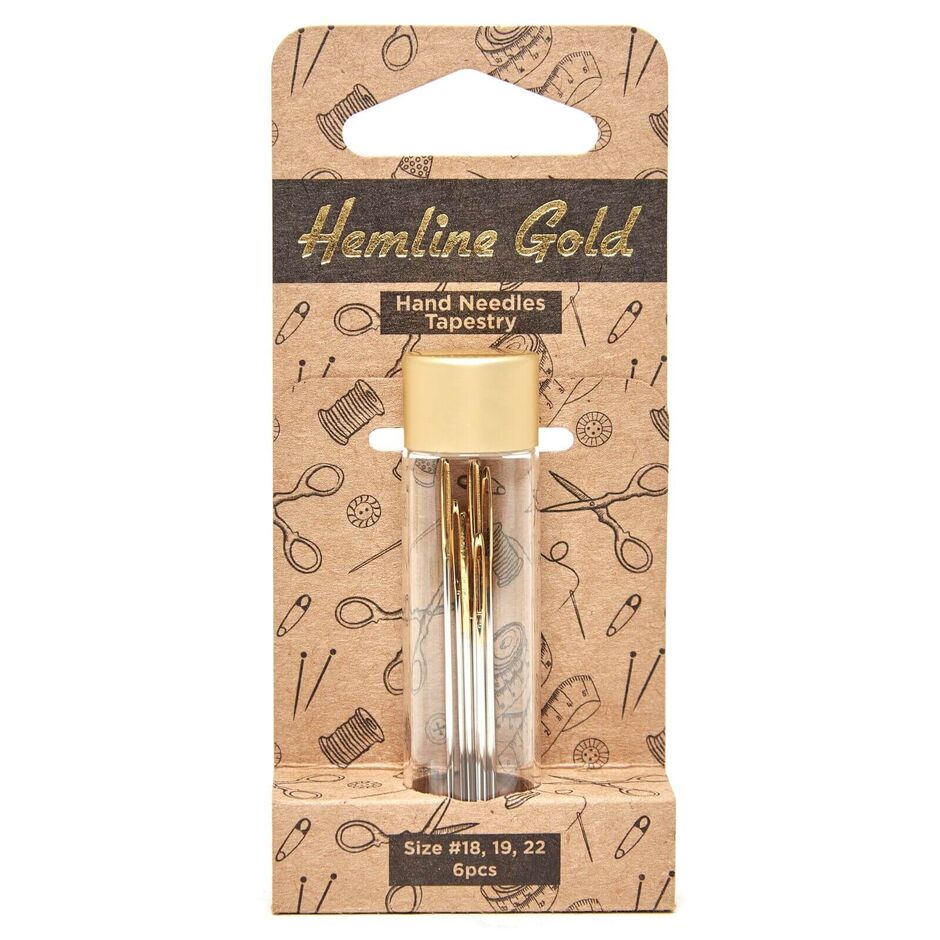 Hemline Gold Tapestry Needles - 283G.1822.HG