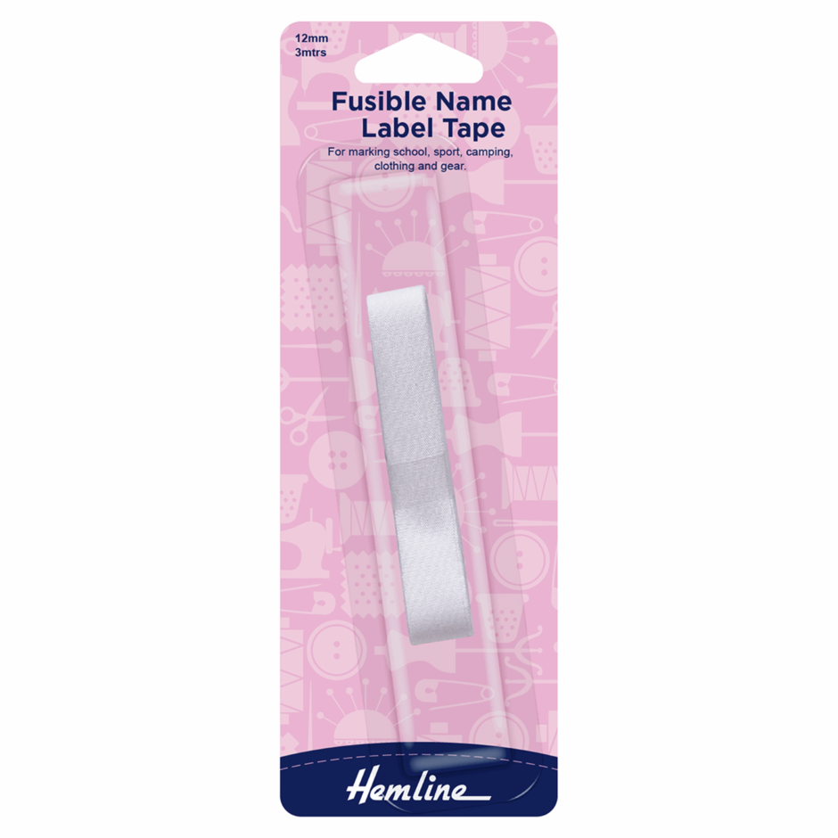 Hemline Name label tape