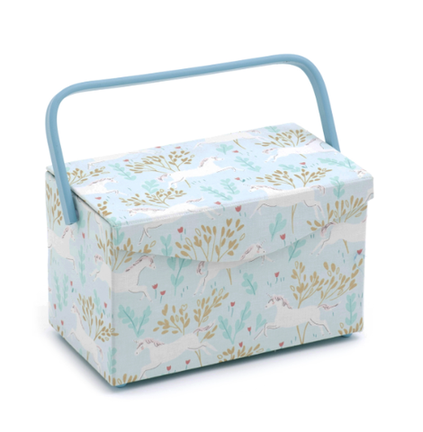 Hobby Gift | Unicorn Dash Fold Over Lid Sewing Box