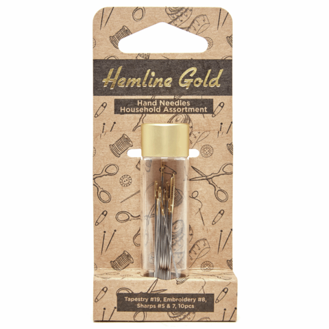 Hemline Gold Household Assortment Hand Needles