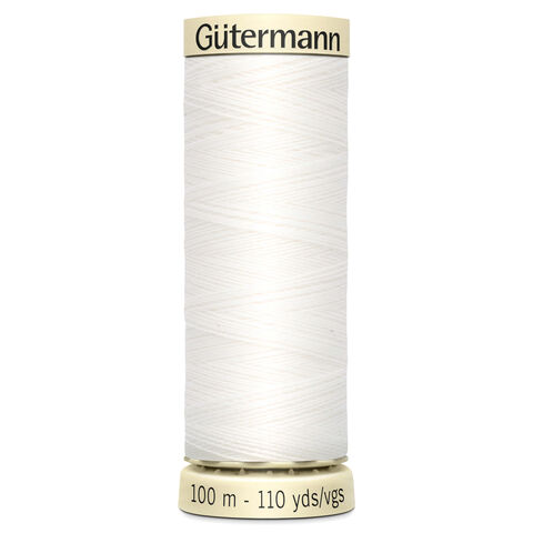 Gutermann Sew-All Thread White No. 800