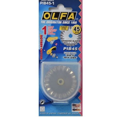Olfa | 45mm Pinking Rotary Cutter Blade