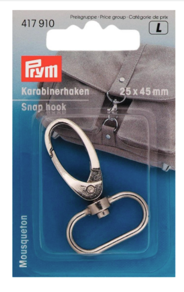 prym snap hook silver