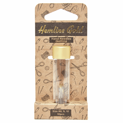 Hemline Gold Quilting Hand Needles