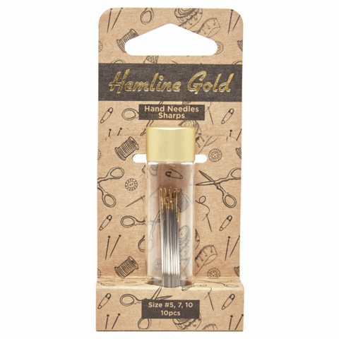 Hemline Gold Sharps Hand Needles
