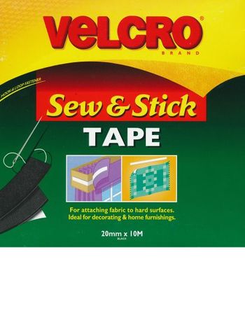 Velcro | Sew & Stick Tape – Black