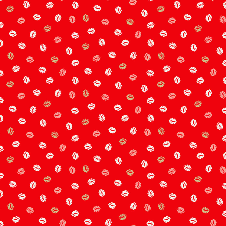 H172649 Lips on red