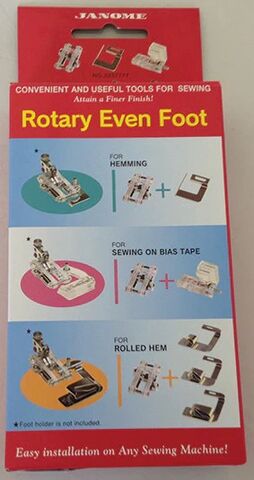 Janome Rotary Even Foot and Attachments (Cat. A, B and C)