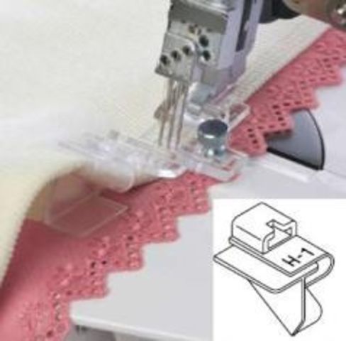 Janome 1200D Lace Attachment Guide H-1
