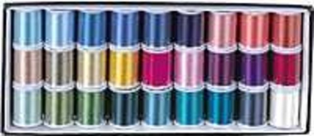 Janome Embroidery Thread Assortment Box 2 (27 × 200m spools)