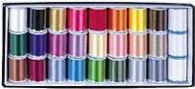 Janome Embroidery Thread Assortment Box 1 (27 × 200m spools)