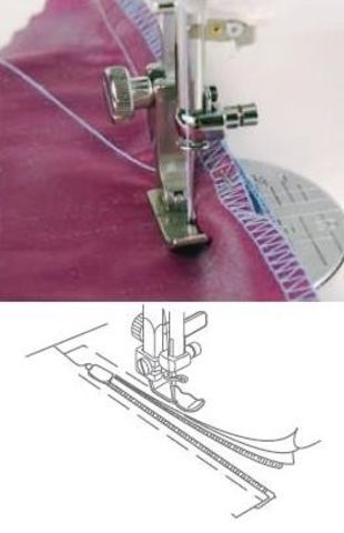 Janome Adjustable Zipper Foot for Memory Craft 1600P & 1600PQC