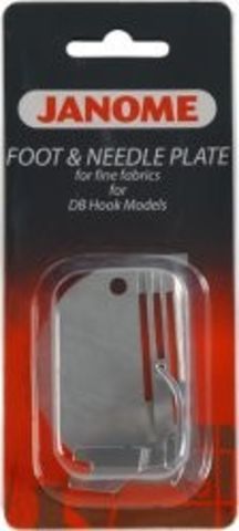 Janome Straight Stitch Foot and Needleplate for fine fabrics