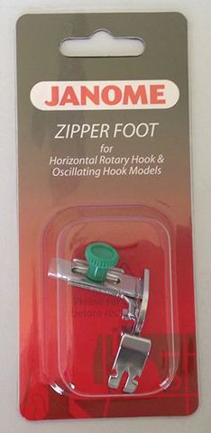 Janome Adjustable Zipper Foot/Piping Foot (Cat A, B)
