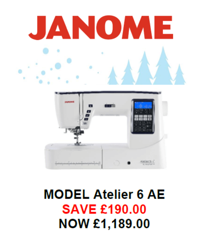 Janome Atelier 6 Anniversary Edition Sewing Machine