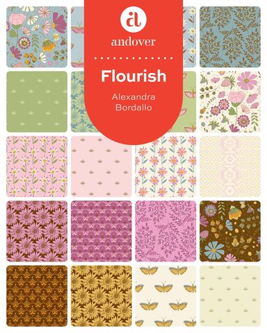 Andover | Flourish Double Scoop Strip Roll