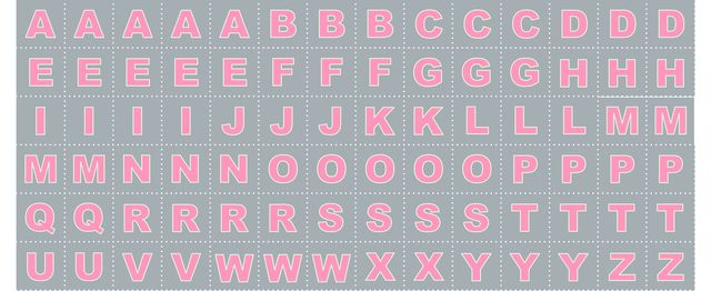 Lewis & Irene – Glow Letters Panel (C49)