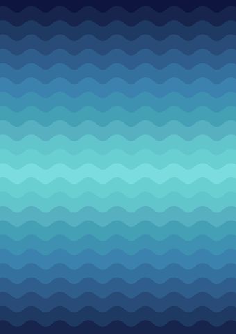 Lewis & Irene | Moontide Bright Blue Wave Ombre