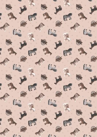Lewis & Irene Fabric – Horses (SM2)