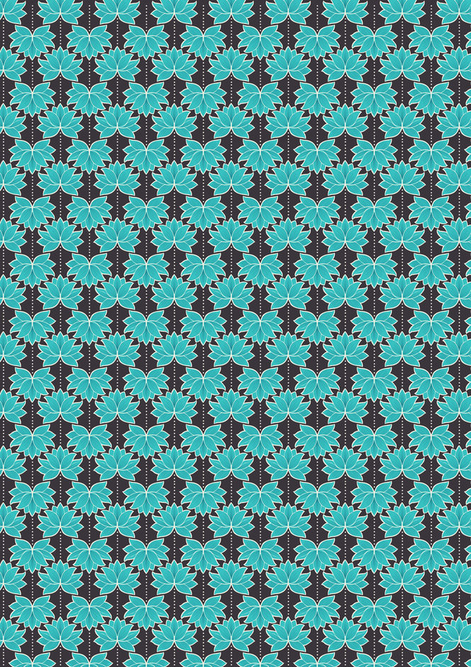 Lotus Flower Turquoise - F150328