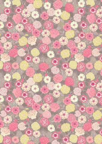 Lewis & Irene Fabric – Wild Rose (FLO9)