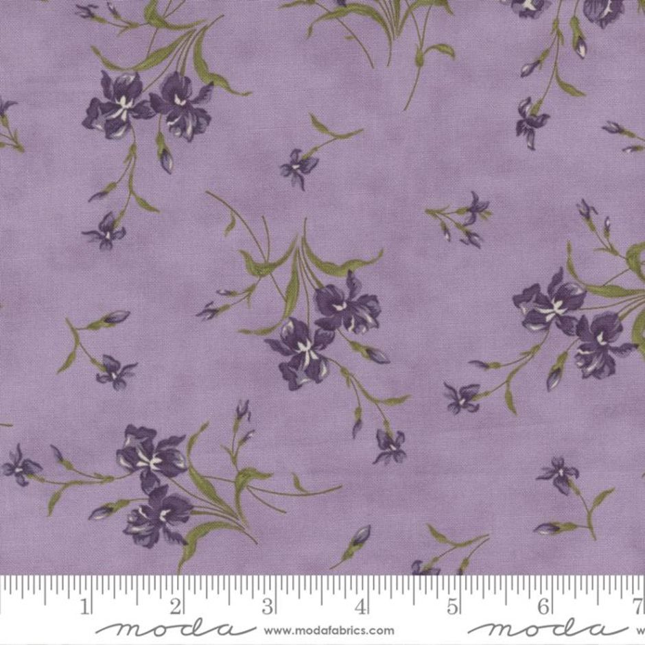 H173819 Small Floral Iris on lavender
