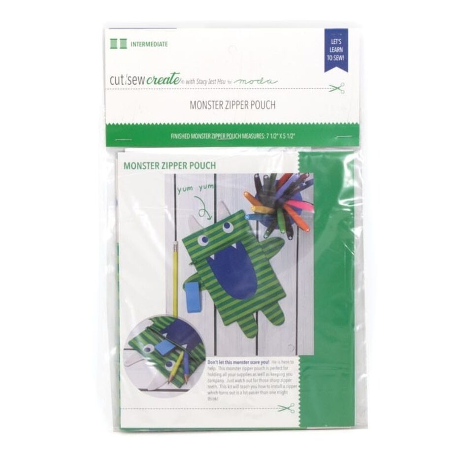 H174247 Monster zipper pouch