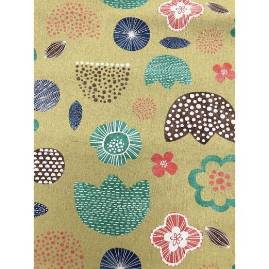 H172958 Hana Abstract Floral on green