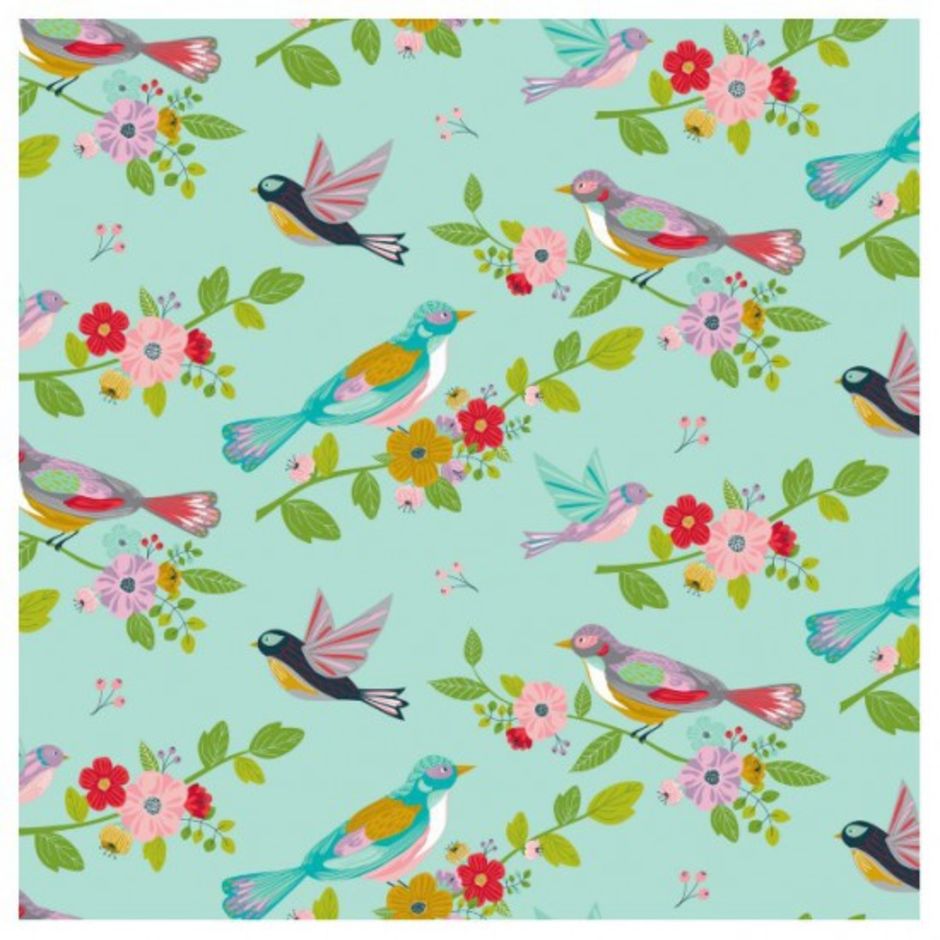 H173086 Birds on mint