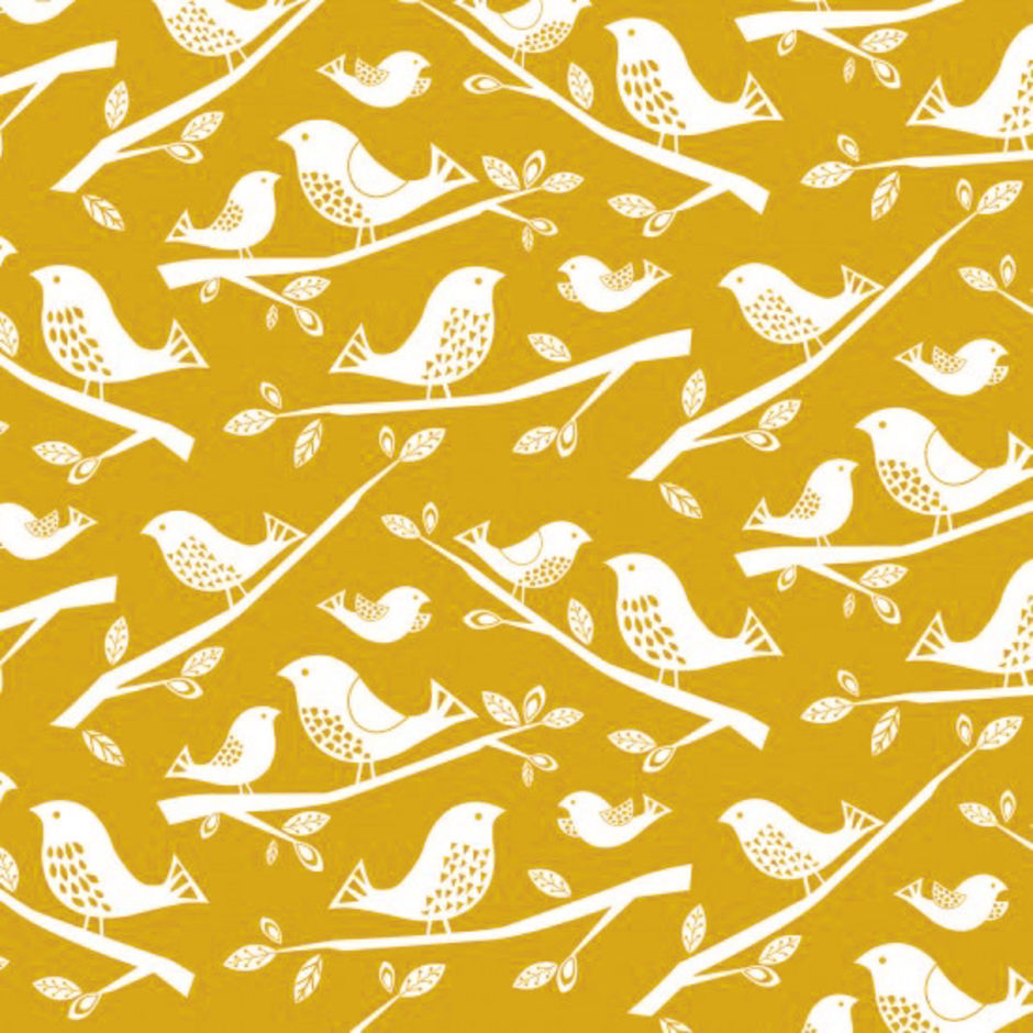 H173106 Birds on mustard
