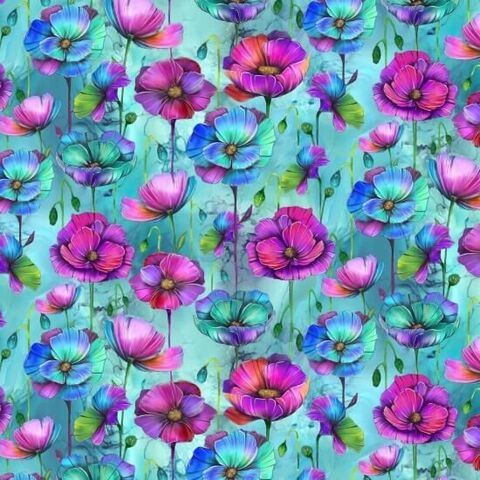 Nutex | Floral Poppies