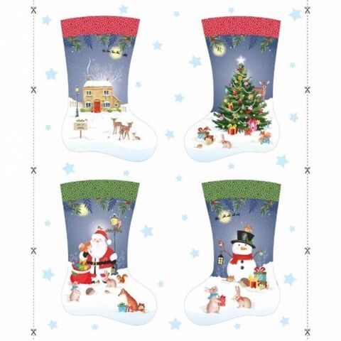 Nutex | Woodland Christmas Stockings - medium