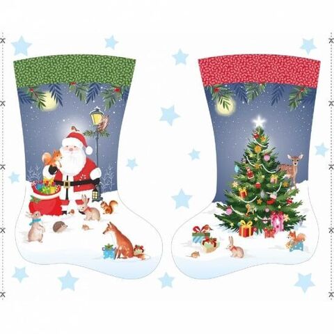 Nutex | Woodland Christmas Stocking - large