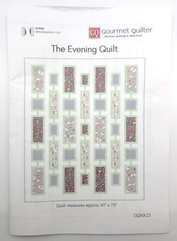 Gourmet Quilter | The Evening Quilt