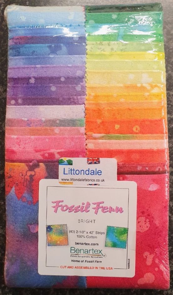 Fossil Fern Bright Strip Pie