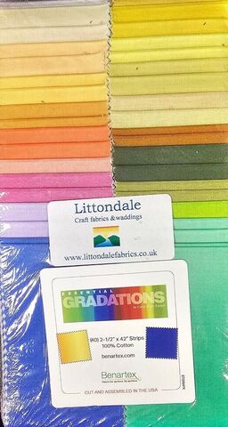 Benartex | Essentials Gradations Strip Pie