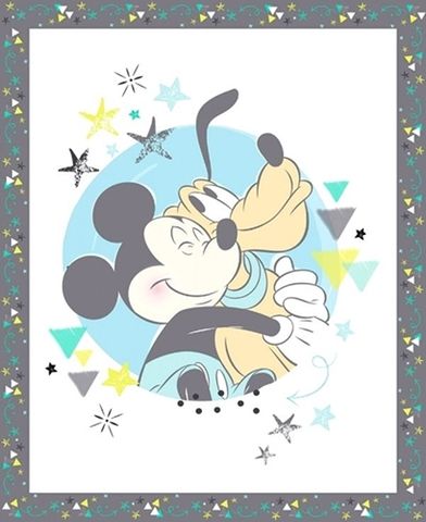 Mickey & Pluto Nursery Panel