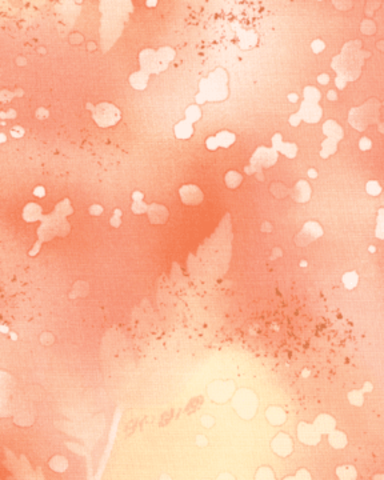 Roll Ends | Fossil Fern - Peach Meringue