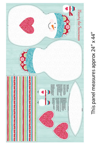 Benartex | Hearty the Snowman Panel (7570-99)