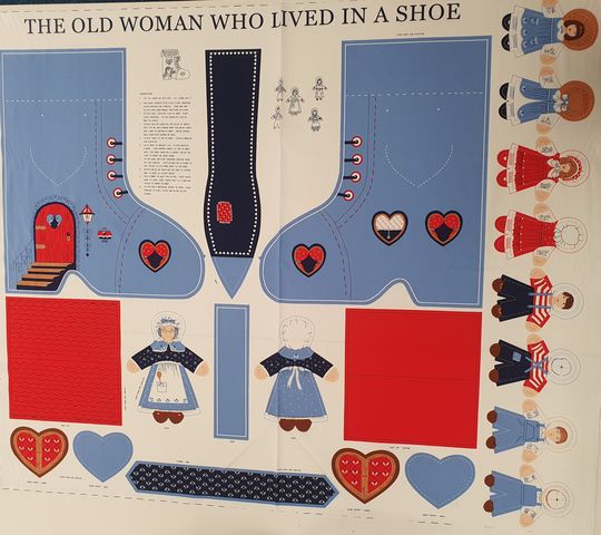 Littondale | The Old Woman Who Lived in a Shoe Retro Panel