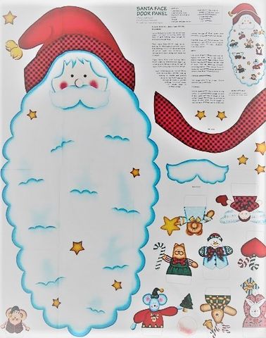 Littondale | Santa Face Door Panel