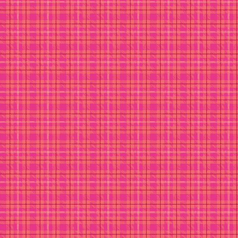 Benartex | Multi Plaid Hot Pink