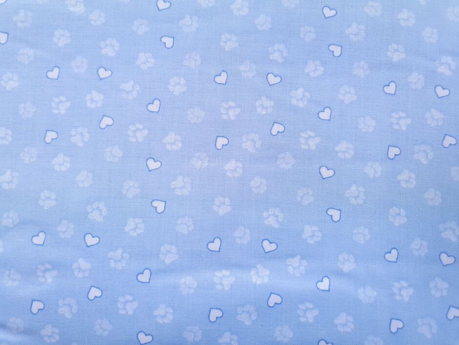 H173161 Puppy Love in baby blue