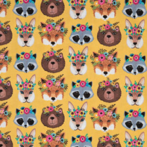 Reynards Fabrics | Bear and Friends Flower Crowns
