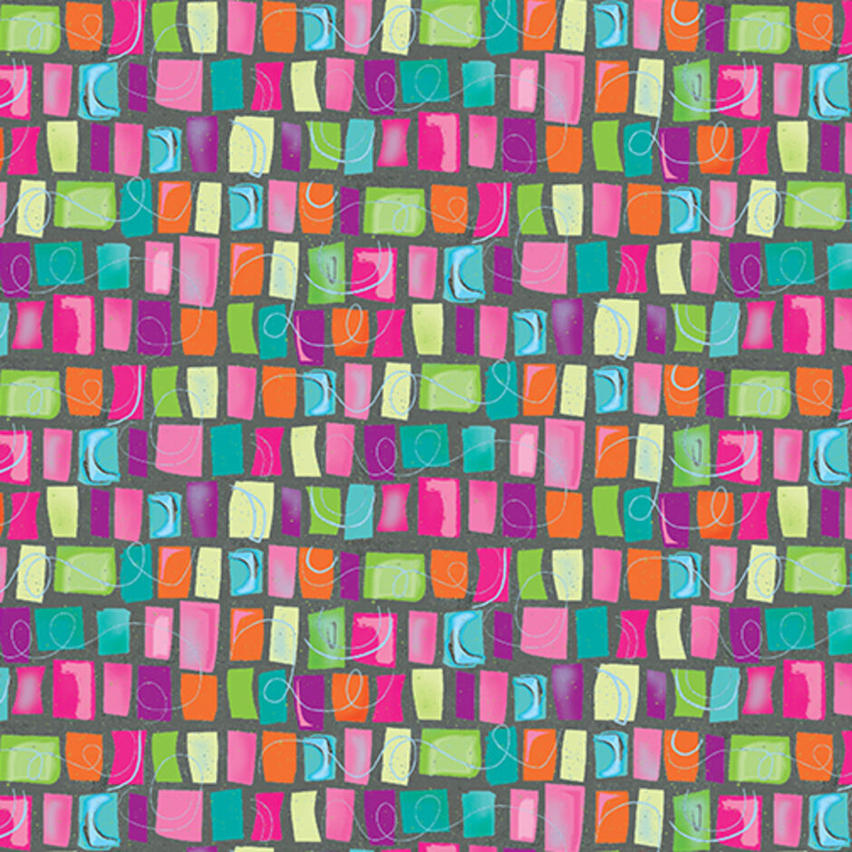 H173490 Colour Shapes on grey